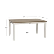 Jane Dining Table, White