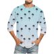 thumbnail image 1 of Tops para hombre, blusas y camisas de cuello redondo y manga corta para hombre, blusas casuales de moda con cuello redondo y manga corta, blusas para hombre, blusas de poliéster para hombre, 1 of 4