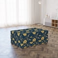 thumbnail image 3 of Sunflower Foldable Mattress, Helianthus Floral Petals, 74.8" x 39.4", Dark Sky Blue Mustard, by Ambesonne, 3 of 6