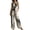 White, variant on Sunnin Halter Neck Floral Jumpsuit with Pockets Wide Leg Sleeveless Casual Summer Wear
