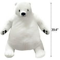 thumbnail image 2 of Djungelskog Bear Plush Toy - Soft and Cuddly (39.4 inches, White) - Perfect for Kids and Adults, 2 of 7