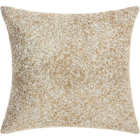 Nourison Luminecence Diamond Gradiation Silver Gold Throw Pillow