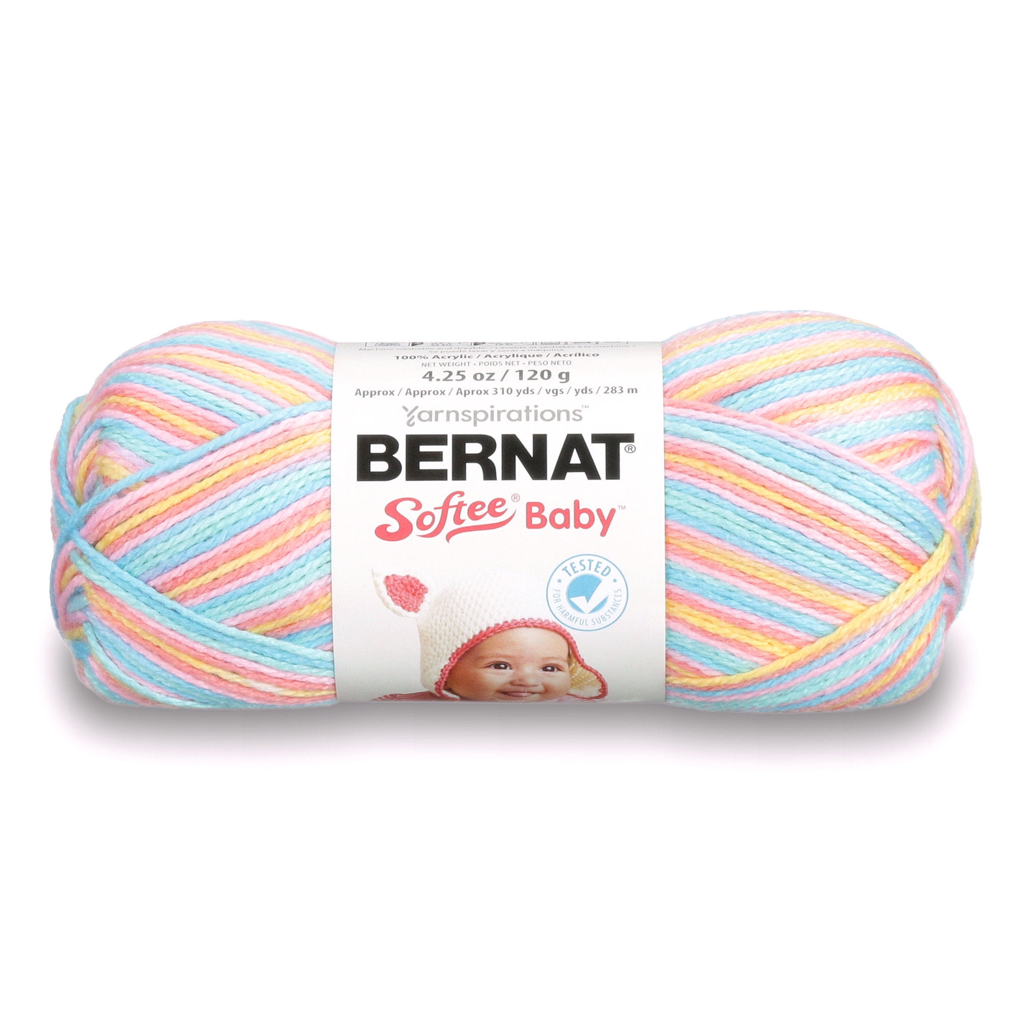 BERNAT SOFTEE BABY VARIEGATES YARN (120G/4.2OZ)