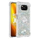 thumbnail image 2 of Funda para Xiaomi Poco X3 NFC/X3 PRO con Brillo Líquido Flotante, Purpurina, Parachoques y Anillo Giratorio Soporte, 2 of 5