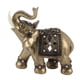 thumbnail image 1 of Decoración de estatuilla de elefante, color dorado, elegante estatuilla de elefante, estatua de elefante, diseño aerodinámico, 1 of 8