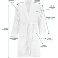DAN RIVER Terry Cloth Robes for Women and Men Lightweight 100 Cotton Bathrobe Unisex Plush