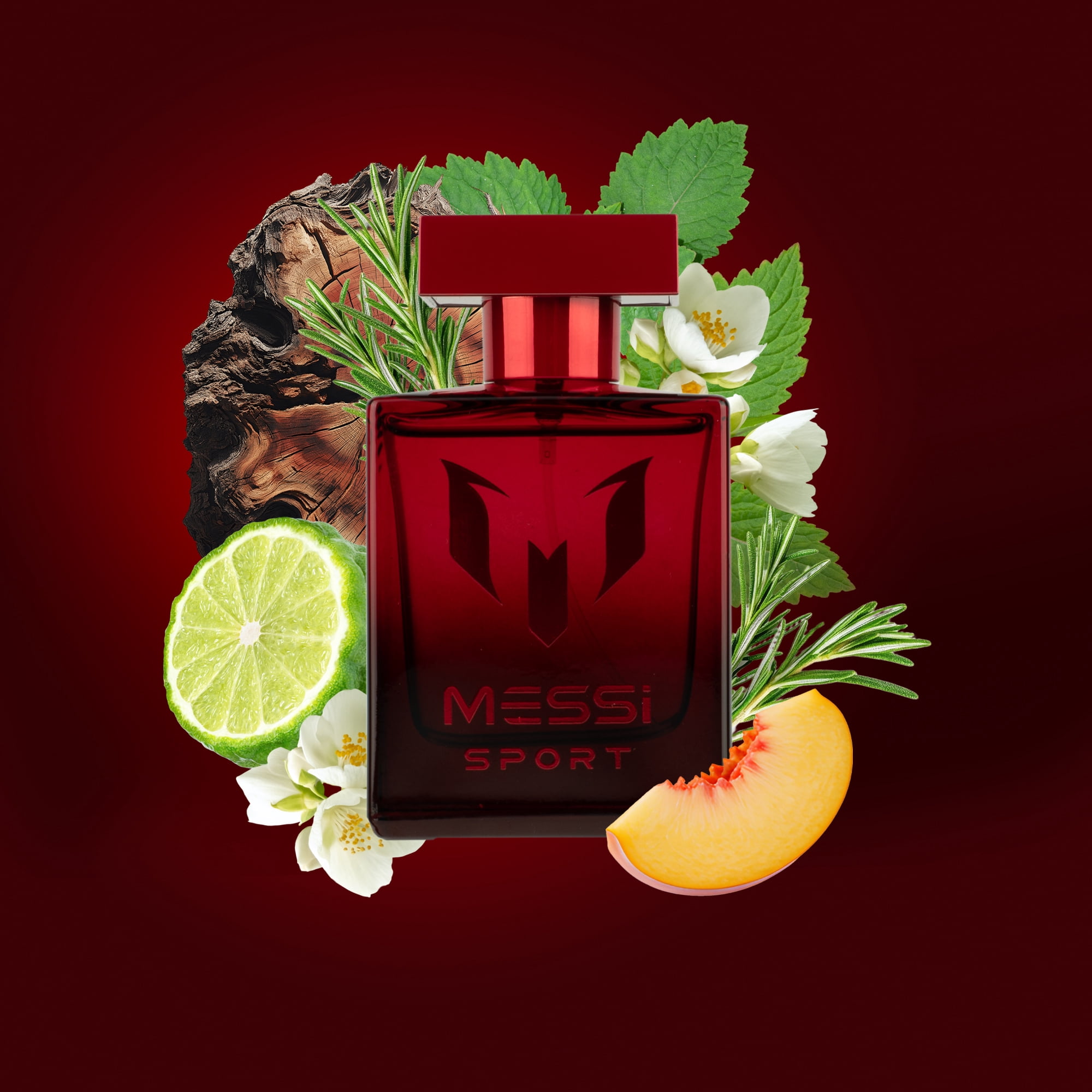 Messi Sport Fragrance Set for Men, 3-Piece Eau de Toilette Coffret, Black Silver Red Scents, 3 x 1.0 fl oz Spray