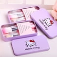thumbnail image 3 of Juego de brochas de maquillaje de Hello Kitty Sanrio, herramientas de belleza para mujeres y niñas, accesorios de Anime de dibujos animados, caja de regalo para niñas, 3 of 4