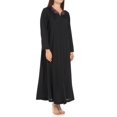 thumbnail image 1 of Women's Shadowline 71280 Petals 54 Inch Coat (Black 2X), 1 of 4