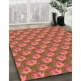 thumbnail image 3 of Ahgly Company Tapis Rectangulaire Lavable en Machine Intérieur Transitionnel Rouge Lave, 8 Pieds x 12 Pieds, 3 of 7
