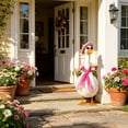 thumbnail image 4 of Nkmbld Porch Goose Clothes for 23" Lawn Cement Plastic Goose Statue Decor, Porch Goose Decorations for All Seasons Outdoor Patio Yard Lawn, 4 of 8