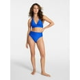 thumbnail image 4 of Time and Tru Women's and Women's Plus Tall Triangle Bikini Top, Sizes XS-3X, 4 of 5