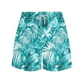 thumbnail image 6 of UVEASISHA Men's Swim Trunks 2025 Summer Casual Tropical Print Beach Shorts Quick Dry Bathing Suits Board Shorts with Pockets Summer Sales Clearance Multicolor 3XL, 6 of 6