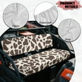 thumbnail image 6 of Garronmavis UTV Seat Covers Anti-Slip Seat Pad Cover Compatible with Kawasaki Mule with Elastic Edges Powersports Seats Covers Cow Print, 6 of 7