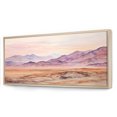 thumbnail image 2 of Designart "Majestic Egyptian Mountains Desert Landscape" Extra Large Landscapes Framed Wall Art - Traditional Purple Egypt Living Room Framed Canvas Art, 2 of 6