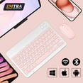 thumbnail image 2 of Portable Wireless Bluetooth Keyboard For Android IOS Windows Ipad Tablet Keyboard And Mouse Tablet Accessory Mini Keyboard, 2 of 10