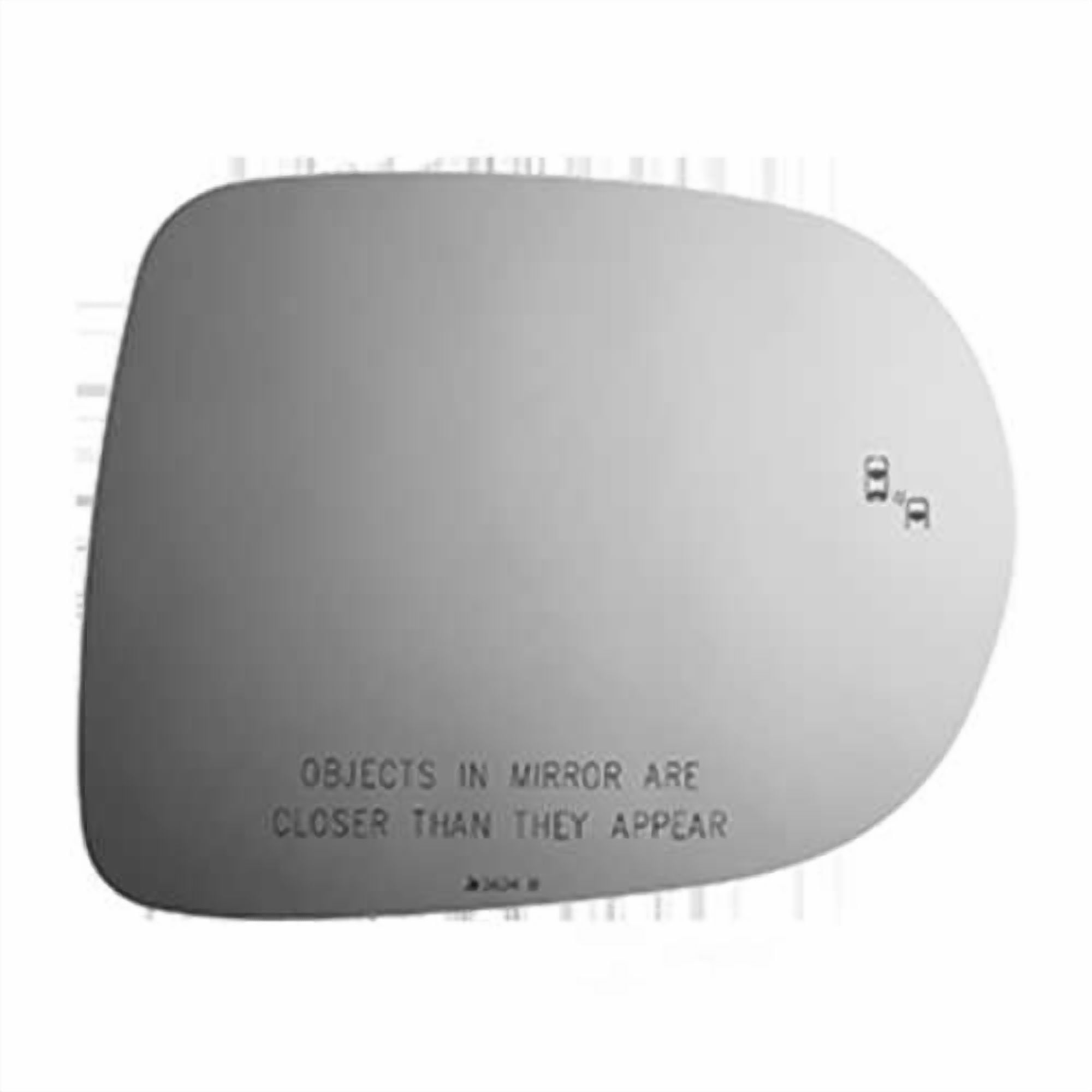 Burco Side View Mirror Replacement Glass - Clear Glass - 5634B