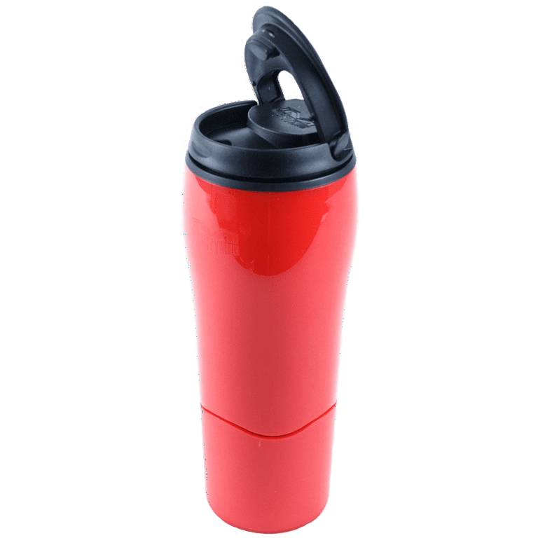 Mighty Mug Red Plastic Travel Mug BPA Free 16 oz. 