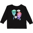 thumbnail image 3 of Inktastic Funny I'm Not Jelly Jellyfish in Blue and Pink Boys or Girls Long Sleeve Toddler T-Shirt, 3 of 5