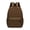 Coffee, variant on Classic Solid Color Backpack, Lightweight Nylon Daypack, Simple Casual Rucksack, Water Resistant Carry Knapsack, Front Pocket Storage Backpack, Minimalist Travel Backpack for Outdoor Activities