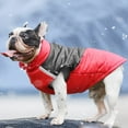 thumbnail image 3 of CNKOO Dog Jacket  Warm Zip Up Dog Vest Cotton Coat  Winter Water Resistant Dog Clothes for Small Medium Dogs Yellow(Chest Circumference18.1”), 3 of 9