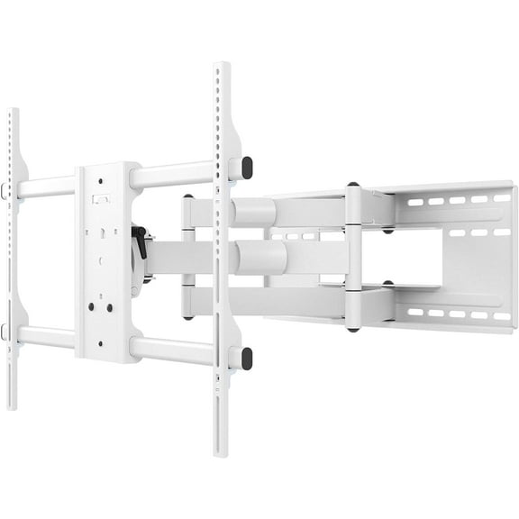 Kanto FMX3W Full Motion TV Mount with 28" Extension for 40"-90" TVs - White