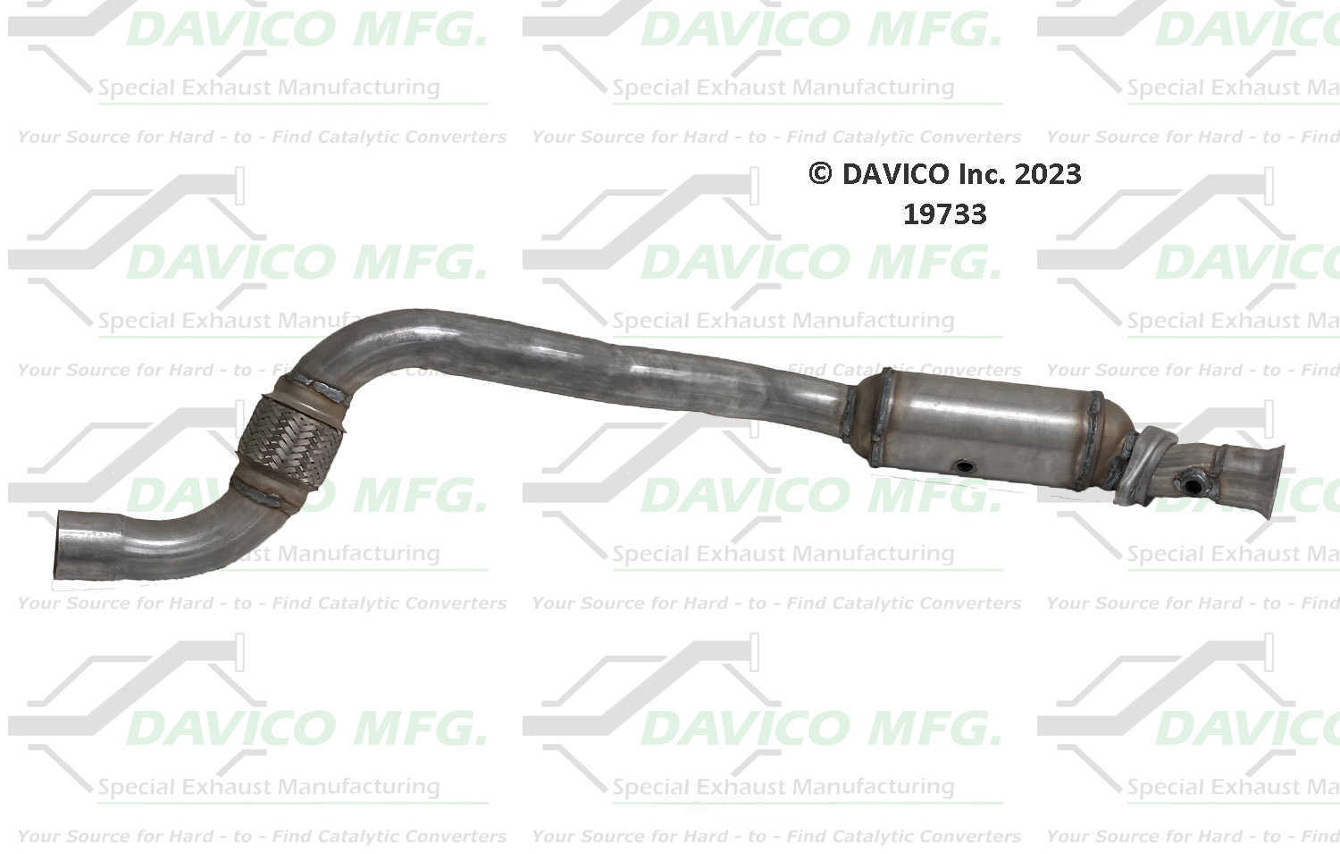 Davico Mfg 19733 Direct-Fit Catalytic Converter