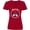 Red, variant on Inktastic R.e.d. Remember Everyone Deployed with Dog Tags Women's V-Neck T-Shirt
