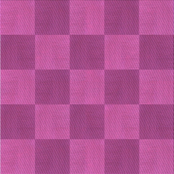 Ahgly Company Machine Washable Indoor Square Transitional Deep Pink Area Rugs, 4' Square