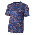 thumbnail image 2 of A4 Camo Performance Tee Stain Release and Odor Resistant for Easy Care For Mens Color Royal Size 4XL, 2 of 2