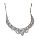 thumbnail image 1 of Conjunto de collar y pendientes de cristal para novia, Gargantilla con colgante de diamantes de imitación plateados, conjunto de joyería nupcial brillante para mujer, 2 uds., 1 of 5