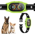 thumbnail image 1 of Collar antiladridos recargable para perros grandes, resistente al agua IP67 con sensibilidad ajustable para perros medianos y pequeños (negro mate)., 1 of 15