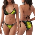 thumbnail image 3 of Disketp Ball Imprimé Bikini Deux Pièces pour Femmes Bikini Aguichant String Triangle Ensembles de Bikini, 3 of 6