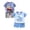 A-Sky Blue & Red (4PC), variant on Boys Toddler Clothes 3-6 Months Girl Clothes Toddler Boy Tshirts and Shorts Set 4Pcs Baby Boy Clothing