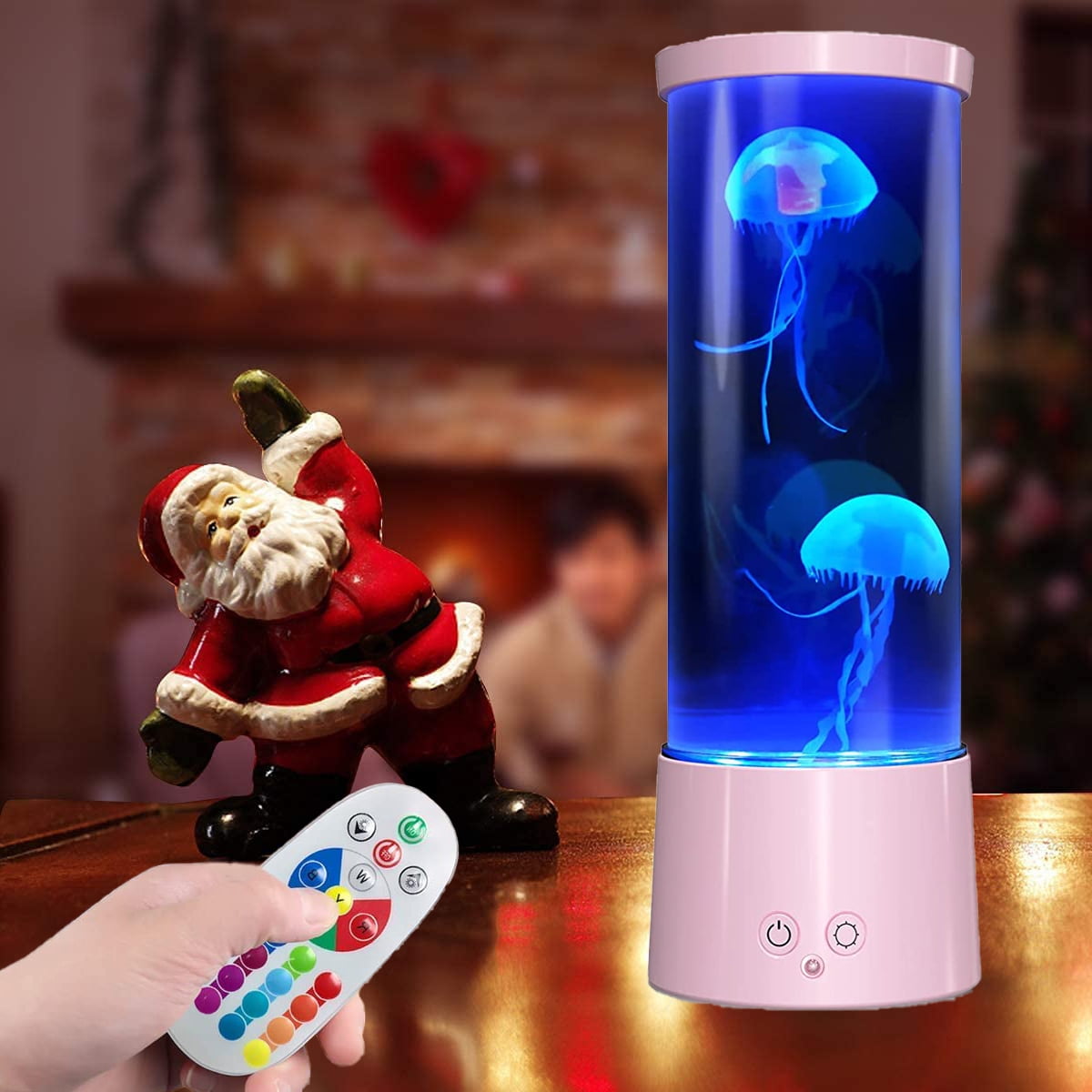 Jellyfish Lamp, Lava Lamp Aquarium Jellyfish with Remote Control 17
