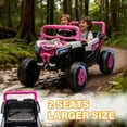 thumbnail image 5 of ThunderBolt 12V 2 Seater Kids Ride On Car, 2.4G Remote Control Electric UTV with Swing & Slow Start, LED Lights & Music Player, Anti-Slip Wheels, Dual Motors, Long-Lasting Battery for Boys Girls, 5 of 21