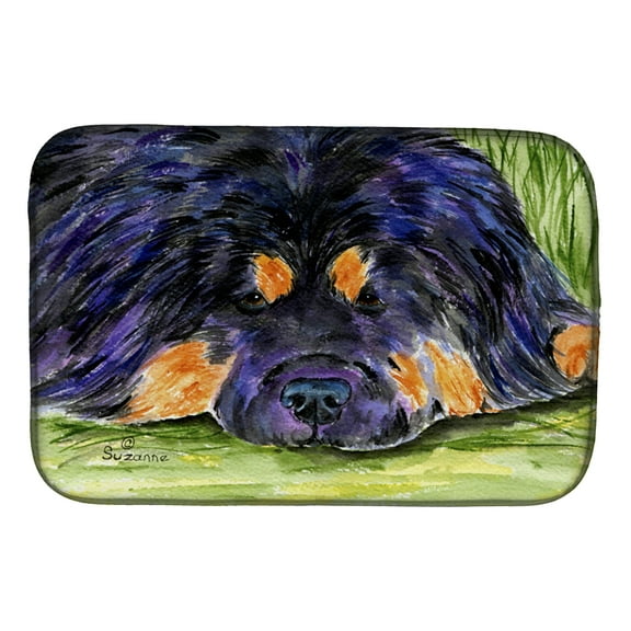 Tibetan Mastiff Dish Drying Mat