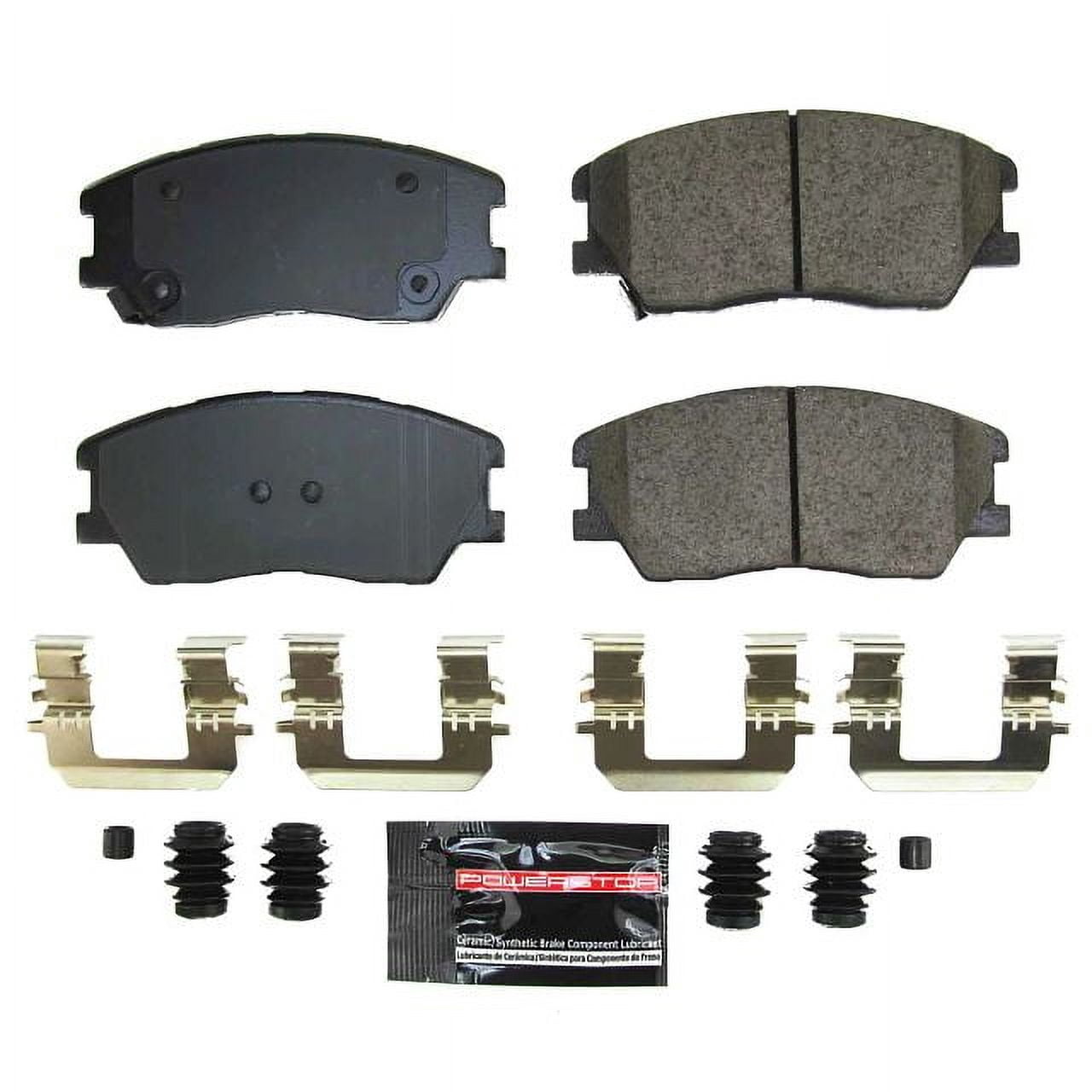 Power Stop Front Z23 Daily Driver Carbon-Fiber Ceramic Brake Pads with Hardware Z23-2287