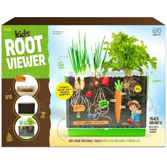 Root Viewer - Growing Kit for Kids - Science Toy & Craft Kit - Gift for Kids