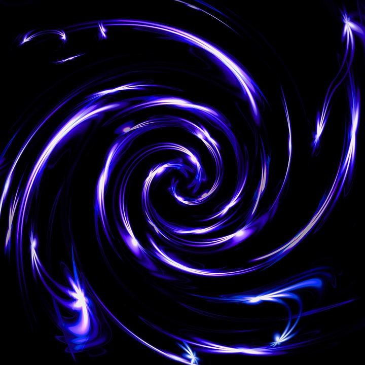 Background Spiral Abstract Sog Eddy Strudel Blue-20 Inch By 30 Inch ...