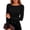 Black, variant on NominalSnug Womens Boat Neck Tops Long Sleeve Undershirts Slim Fit Base Layer Top Soft Basic Tees Fall Outfits