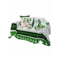 thumbnail image 2 of Green St. Patrick's Day Couch Cover for 2 Cushion Couch, Gnomes Watercolor Leaves Wooden Washable Love Seat Sofa Covers Slipcover, Throw Sofa Covers for Pets, Furniture Protector 71"x102", 2 of 9