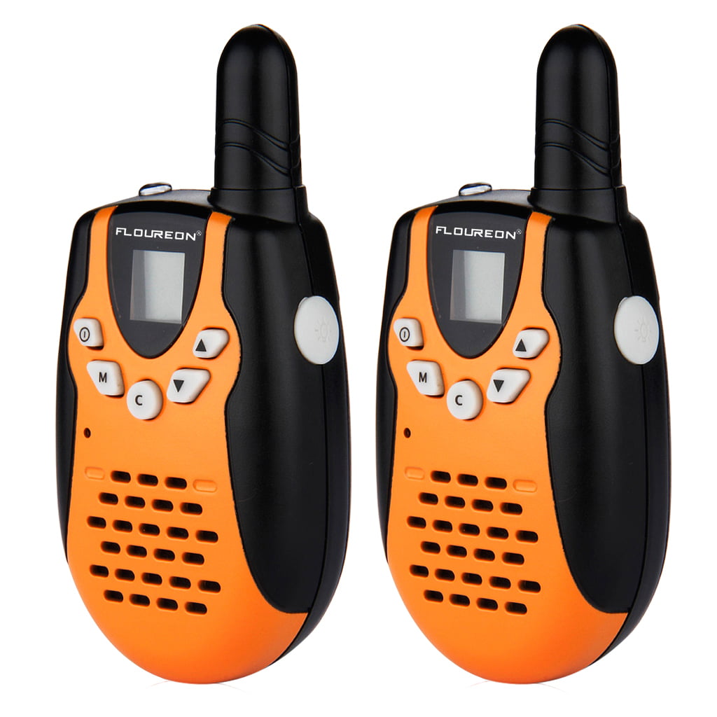 FLOUREON188190601_1 Orange UHF Long Range Handheld Talkies Talky MAX 5000M Open Field FLOUREON 4 Packs Walkie Talkies Two Way Radios 22 Channel 3000M 