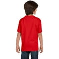 thumbnail image 3 of Gildan Youth DryBlend T-Shirt, Style G8000B, 2-Pack X-Large Red, 3 of 4