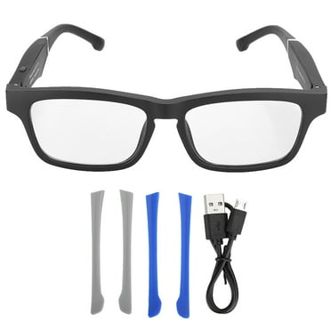 Bluetooth 5.0 USB Smart Polarized Glasses Wireless Music Call Earphone SunglassesBlack
