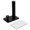 Black, variant on Door Stop And Hanger Space Saving Door Hook Hanger Prevents Noise And Scratches