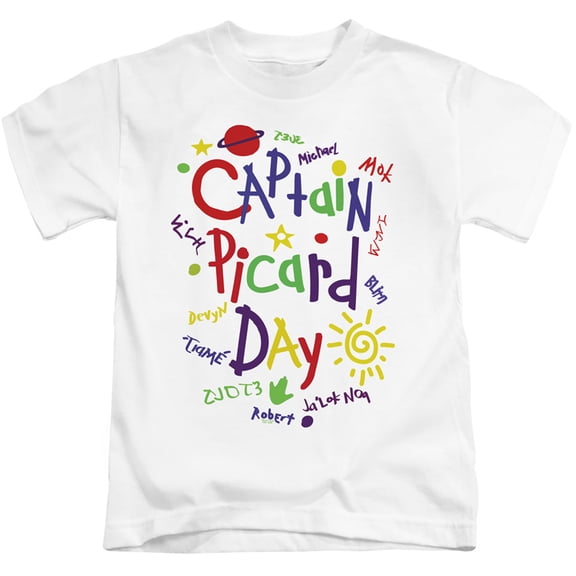 Star Trek Picard Picard Day Youth 18/1 T-Shirt White