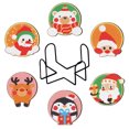 thumbnail image 1 of Posavasos de 6 piezas con estante de almacenamiento Juego de posavasos de madera de bricolaje Acrílico para cualquier tipo de mesa Hugtrwg Para estrenar, 1 of 9