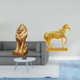 thumbnail image 2 of Escultura Majestuosa De León Y Caballo, Figura Artística De Mesa, Estatua Decorativa De Resina Para El Hogar, La Oficina, La Estantería, Regalo De Cumpleaños, Decoración, 2 of 8