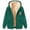Green, variant on ZHOUCHANKIDS Christmas Themed Zippered Hooded Jacket for Men Cozy Winter Sportswear Casual Outerwear with Secure Pockets Red XL